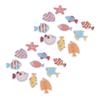 20 pcs PVC Anti Slip Bathtub Decal 3.15*4.33 in Cartoon Bathtub Stickers  Bathrooms