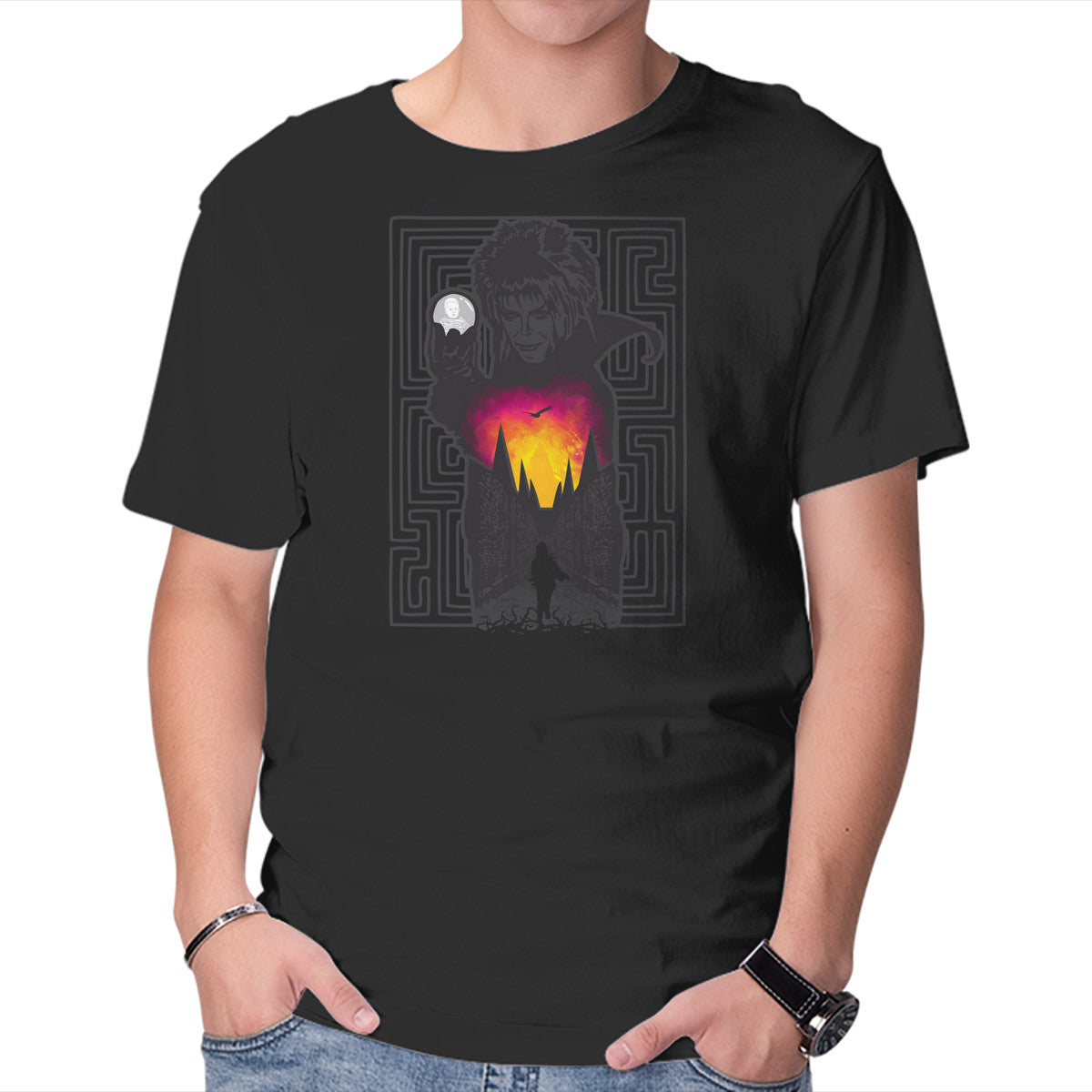 Unisex Crew Neck T-Shirt Granted Wish Graphic Short Sleeve Casual Tee XXXXL