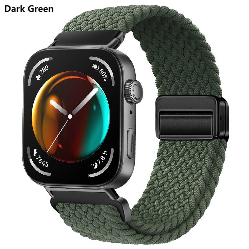 Nylonvevd rem for Huawei Watch Fit 4 4Pro Klokkearmbånd Erstatning for Huawei Watch Fit 4Pro Fit 4 3 Sport Klokkereim Bånd