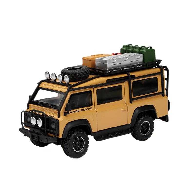 1/32 Land Rover Defender Van Off Road Alloy Diecast Car Model Children's Toys Birthday Gifts Sound and Light Boyfriend Choice