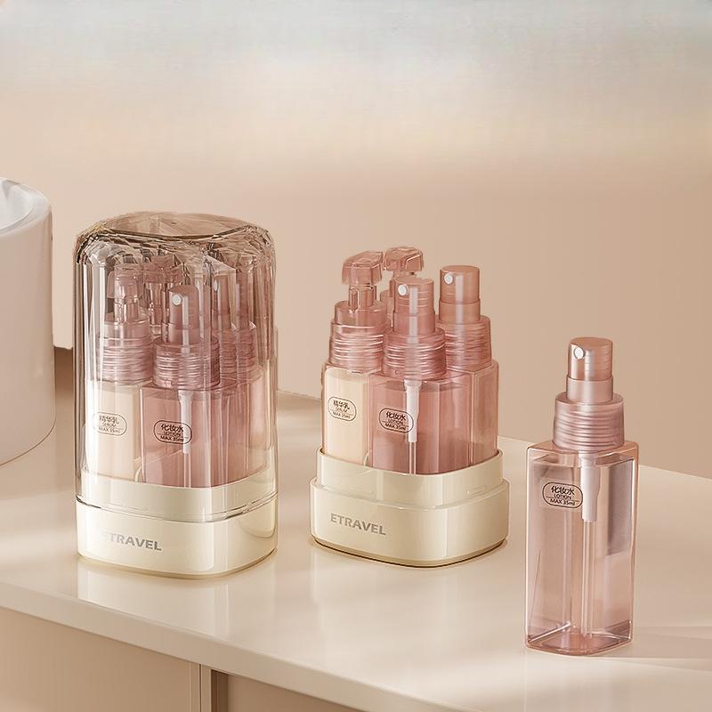 

Дорожный набор для макияжа в бутылочке 5 в 1, шампунь, гель для душа, лосьон с водой send label stickers розовый