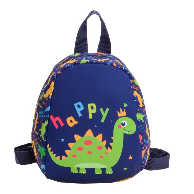 

Dinosaur Kindergarten Print Backpack Breathable Lightweight School Bag Girls For Blue Dinosaur