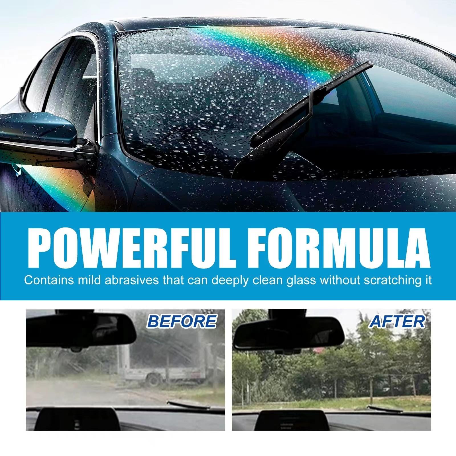 

Car windshield cleaning sheet Car glass rearview mirror cleaning oil and fog removal cleaner Car glass cleaning