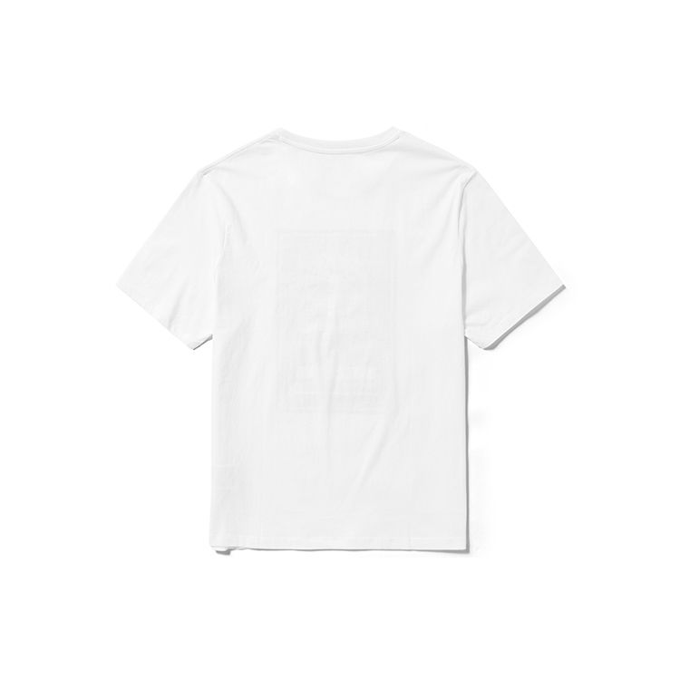 Timberland Breathable Casual Loose Round Neck Pullover Short Sleeve T-Shirt Men Tops White A6QCD-100