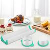 Circle Cake Pop Mold Set with 9 Inch Tray Easy Press Cut Baking Cutter Molds Cake Decorating Kit for Home Baking Birthday Parties Wedding