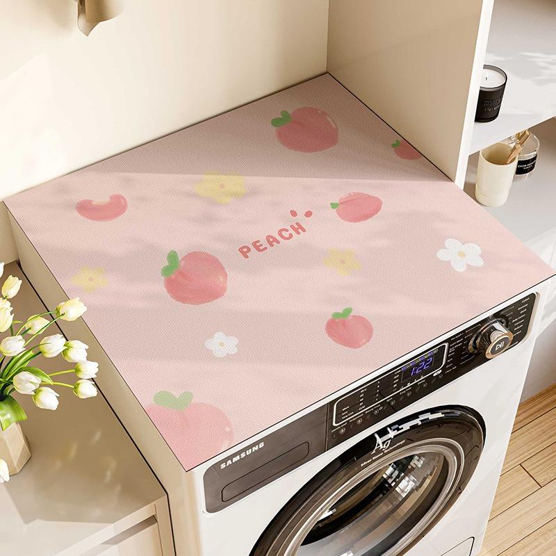 Small Fresh Washing Machine Dust Mat Placemats for Table Dish Drying Decor Table Kitchen Decoration Accessories
