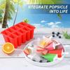 Popsicle Molds Silicone Ice Pop Molds BPA Free Popsicle Mold with Silicone Funnel and Cleaning Brush Popsicle Holders Ice Tray