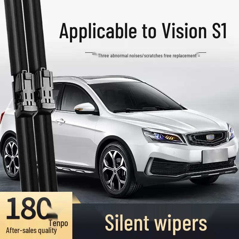 Frameless Wiper Blade Repair Parts for Geely Vision S1 2018-2019 Set of main and secondary wipers