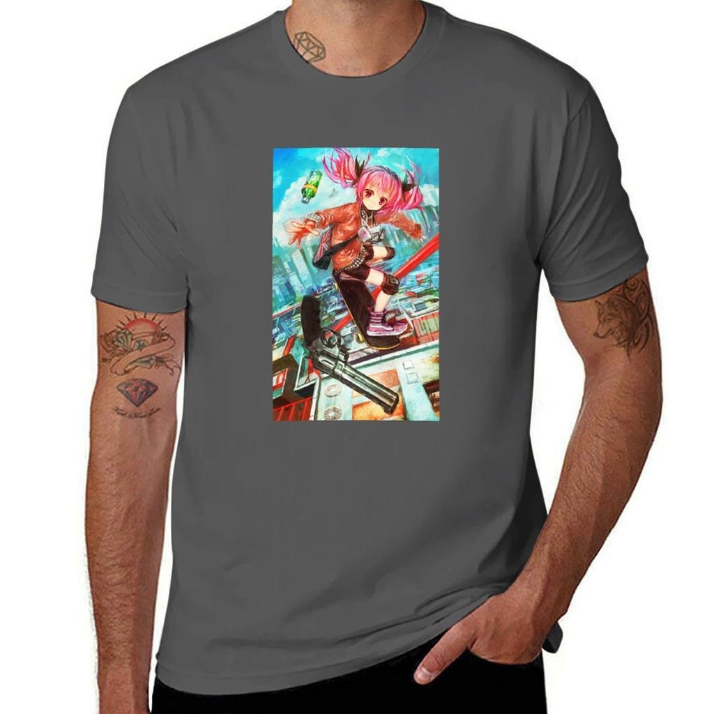 Skater Girl Tshirt Work Comfort For Men Tshirt