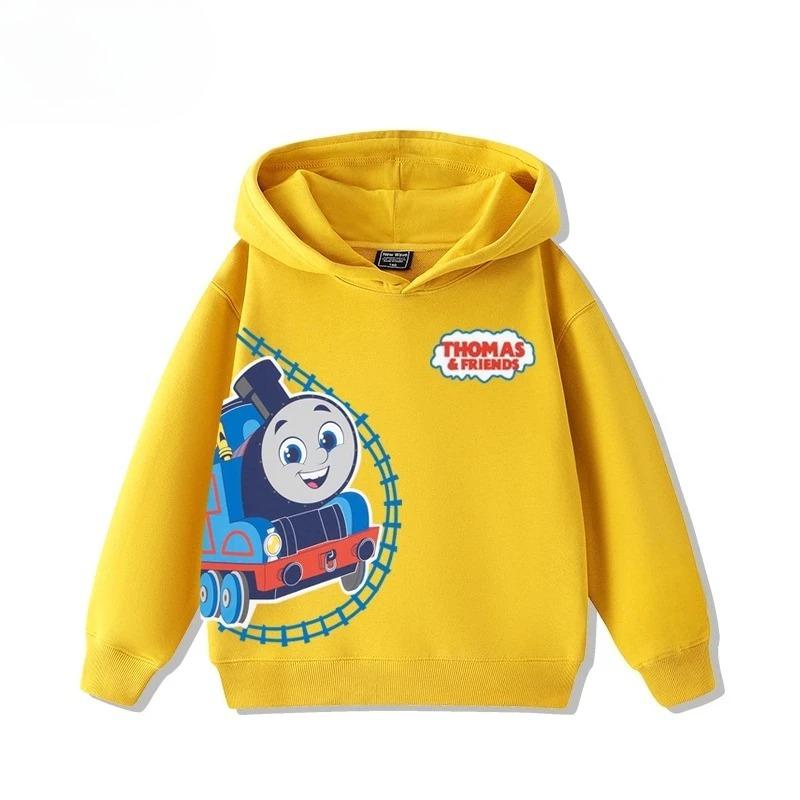 

Kids Clothing Fashion Cartoon Print Sweatshirt Casual Simple Hoodie Sweatshirts Boys 160 жовтий