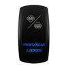 12V/24V Blue LED Rocker Switch Spot/Fog/Side Lights/Power/Inverter/Fan Toggle Waterproof On-Off | On-Off-On Switch Switches4