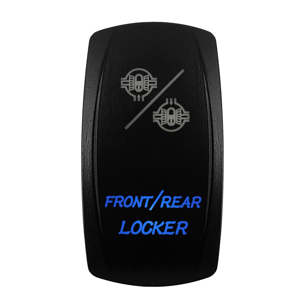 12V/24V Blue LED Rocker Switch Spot/Fog/Side Lights/Power/Inverter/Fan Toggle Waterproof On-Off | On-Off-On Switch Switches4