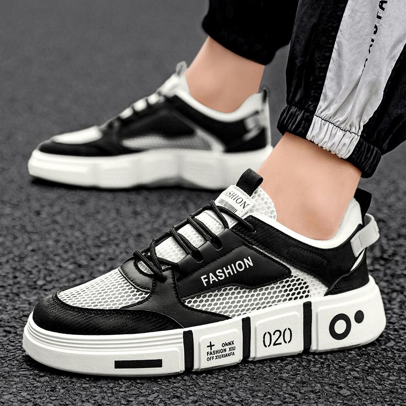 

Женская летняя обувь для скейтбординга, кроссовки для бега, для студентов, для мужчин, повседневная детская спортивная обувь, увеличивающая рост, размер плюс 44 чёрный