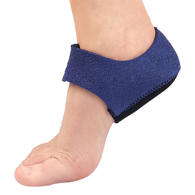 Adjustable Gel Heel Protector Sleeve - Soft, Breathable, and Warm Velcro Heel Pad