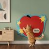 Felt Self-adhesive Cat Scratch Sticker Cartoon Cat Scratch Mat  for Couch Walls