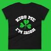Kiss Me I'm Irish St. Patrick's Day Womens T-Shirt Mens Tops Tees Unisex