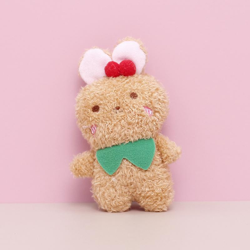 Plush Teddy Bear Keychain Pendant - Wedding Toss or Claw Machine Doll Gift