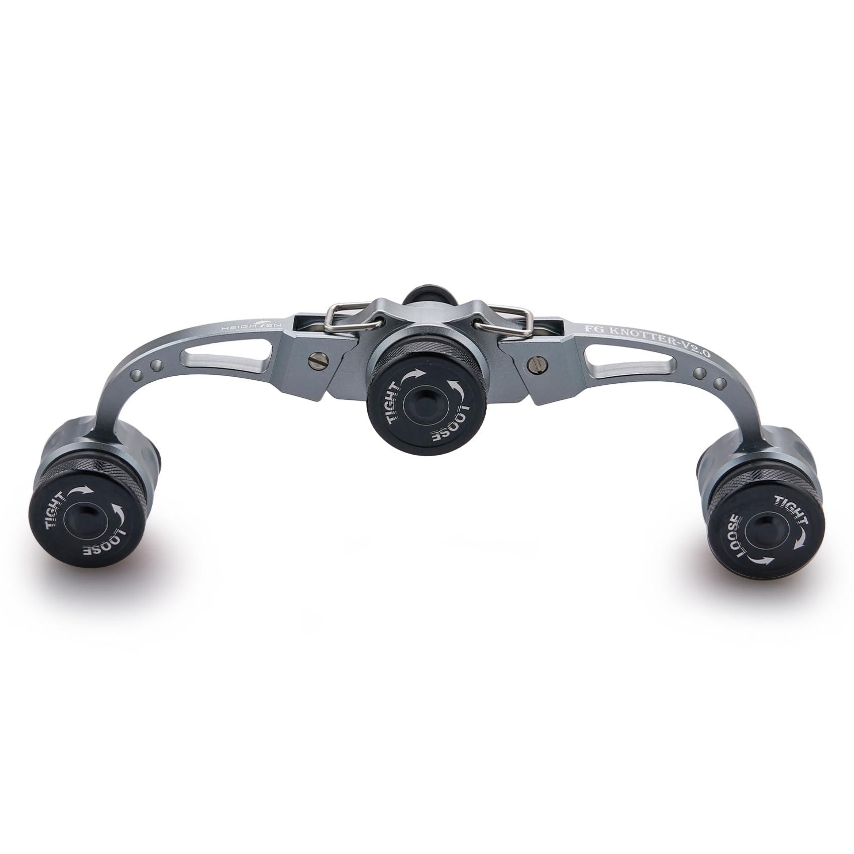 

HEIGHTEN Knot Assist for Shock Leader/PE Line (V2.0 - Gunmetal) (50)