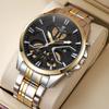 New Domineering Business Men'S Hollowed-Out Imitation Mechanical Waterproof Men'S Fashion Light Luxury Quartz Wrist Watch