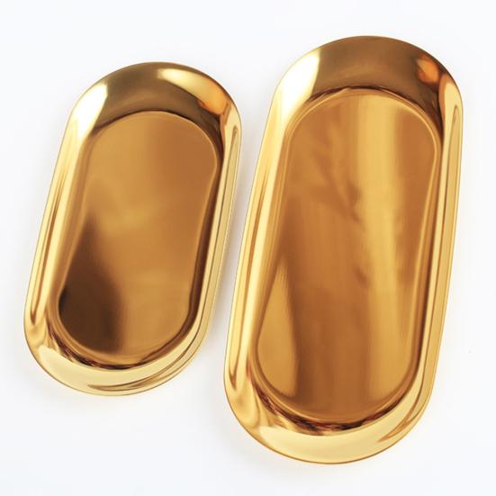 Oval Food Fruit Breakfast Dessert Storage Tray Jewelry Plate Dish Home Decor