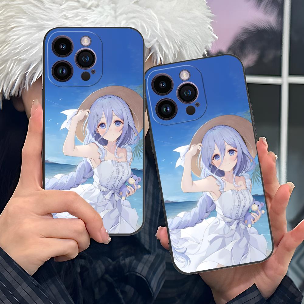 Date a Live Mio Takamiya Phone Case for iPhone 17 16 15 14 13 12 11 X XR XS 8 7 Air Pro Max Plus Mini Colorful Cover Cover