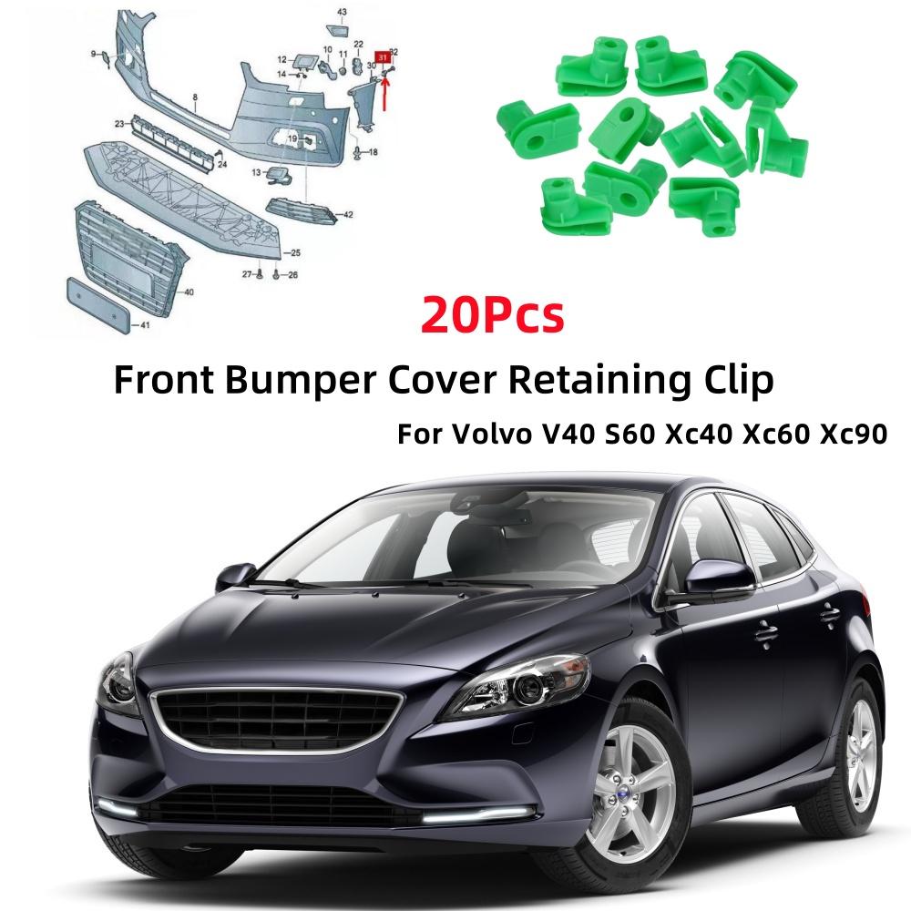20pcs Car Front Bumper Cover Retaining Clip Nuts Screw For Volvo V40 S60 Xc40 Xc60 Xc90 C70 S90 V90 Car Interior Accessories