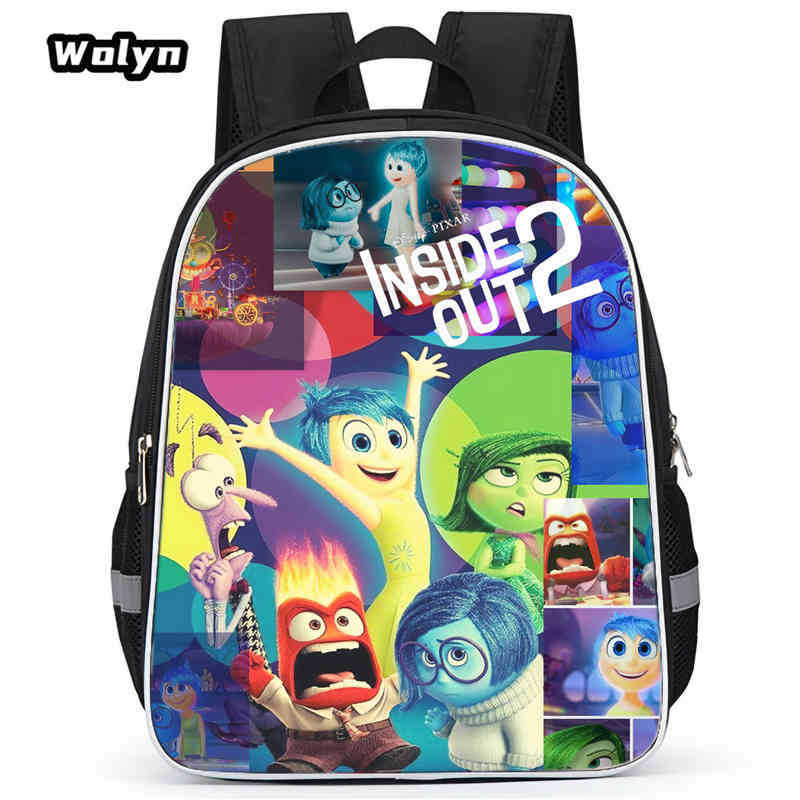 Mind Secret Service 2Ide Out Simple Cute Backpack Student School Bag Backpack