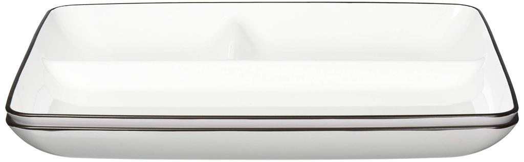 Nature Meal Microwave-Safe Plates, 2-Piece Set, White, M15740-6