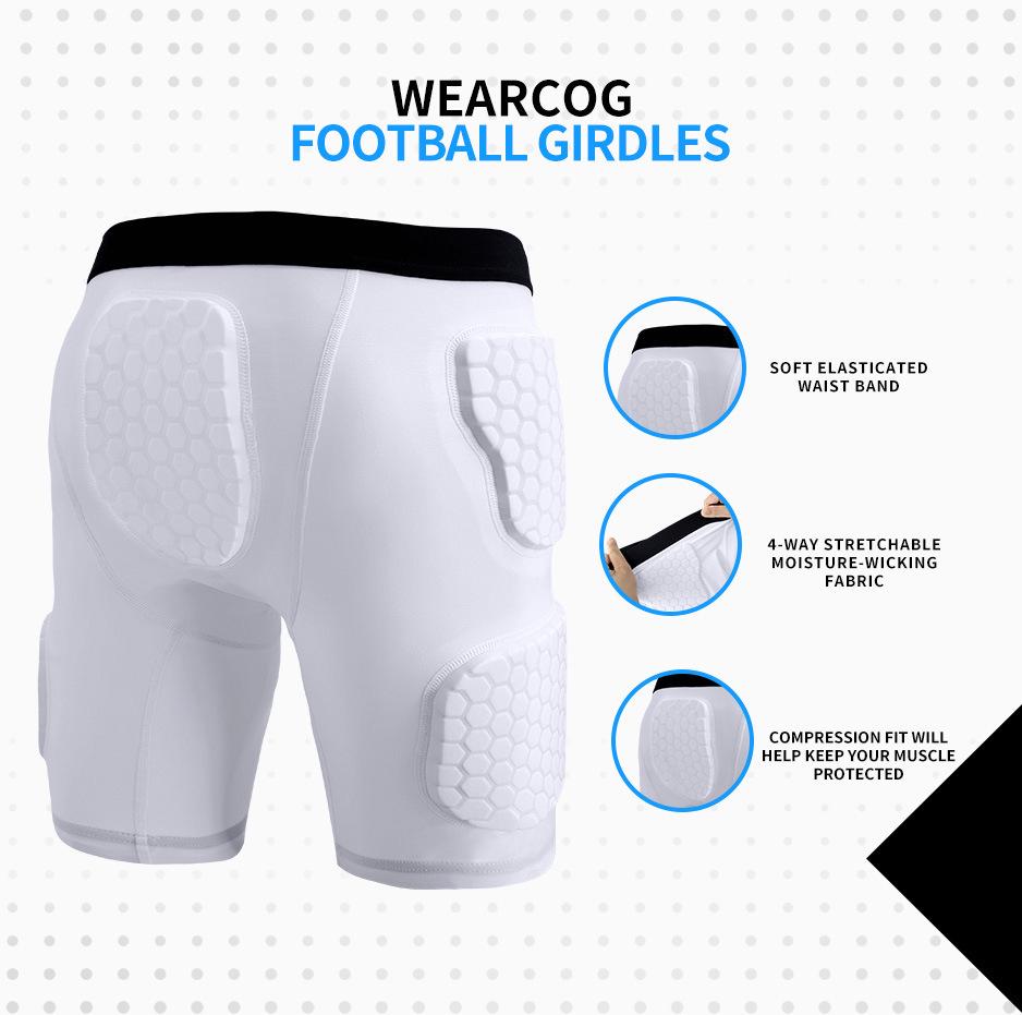 Basketball Anti-Collision Jersey & Shorts: Men's Honeycomb Compression Base Layer for Outdoor Sports