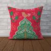 Merry Christmas Art Logo Pillow Case For Car Sofa Decorative Home Double-sided Print Plush Square Throw Pillow Cushion Cover