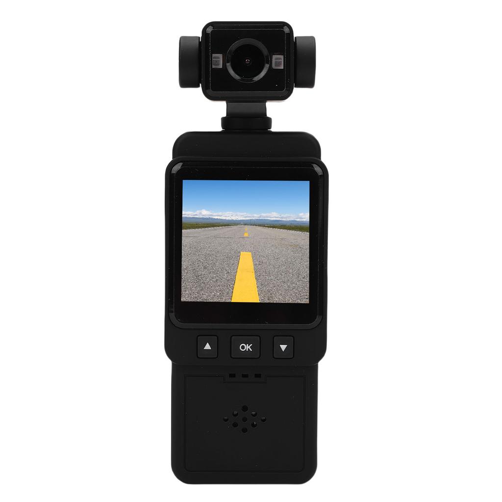 HD Pocket Camcorder 1080P Portable Wearable Video Recording Camcorder Built In WiFi 3 Axis Stabilization for Outdoor