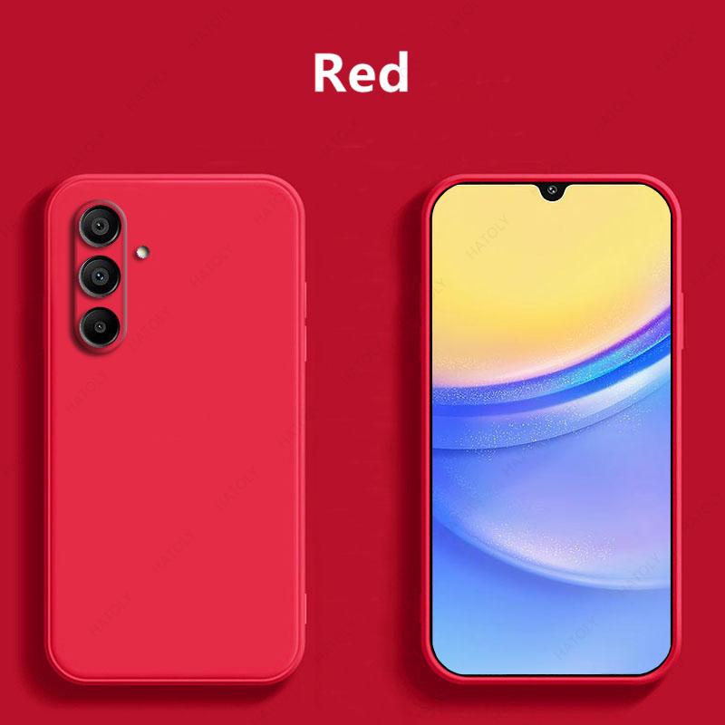 For Samsung Galaxy A16 5G Case Cover For Samsung A16 5G Liquid Skin Silicone Bumper Mobile Funda Para Back Cover