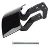 Metal Construction Door Handle Repair Black Finish