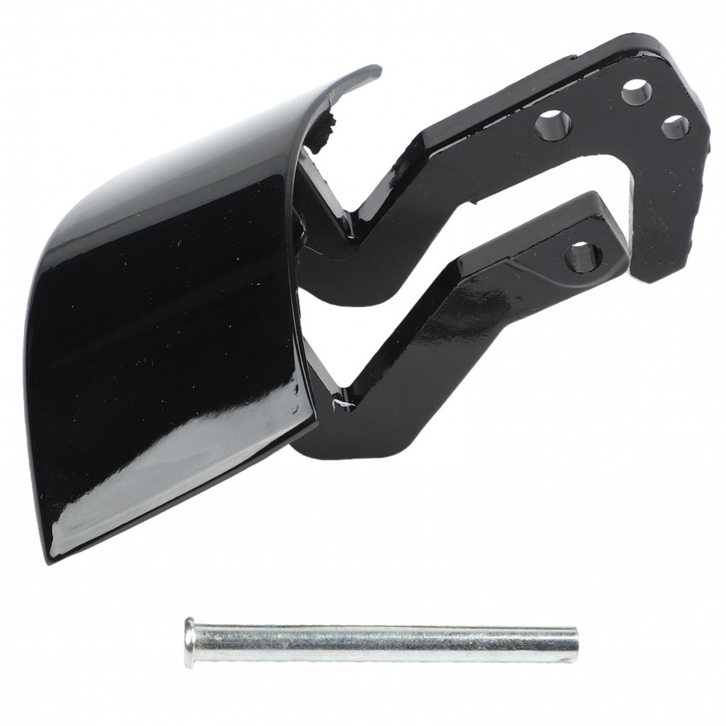 Metal Construction Door Handle Repair Black Finish