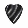 Natural Cow Horn Heart Picks, 3.5mm, Right-handed / Animals Pedal Wild Picks (CHR-HP-DD-BK)