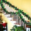 2PCS Reusable 2M Christmas Garland Shiny Tinsel Pendant Prop Tinsel Garland Adjustable DIY Christmas Decor Party Decor