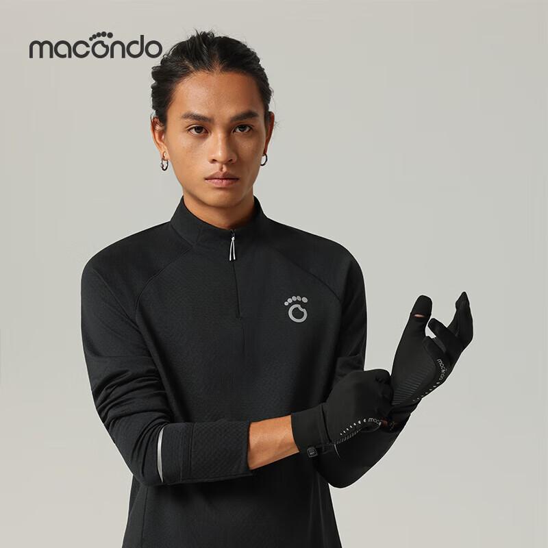Macondo 4th Gen Fleece Fingerless Touchscreen Running Gloves EU 39