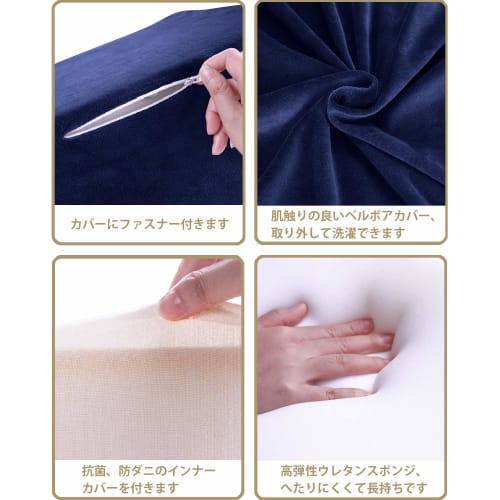 Meiz Lumbar Pillow, Back Support, Triangular Shape, for Sleeping, Leg Elevation, Pressure Distribution, Position Change, Reflux Esophagitis Relief, TV