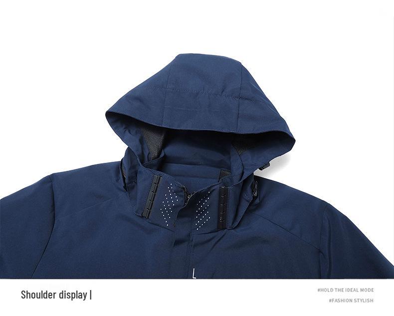 European-Size Men's Spring/Autumn Windbreaker: Casual Outdoor Mountaineering Jacket for Couples.