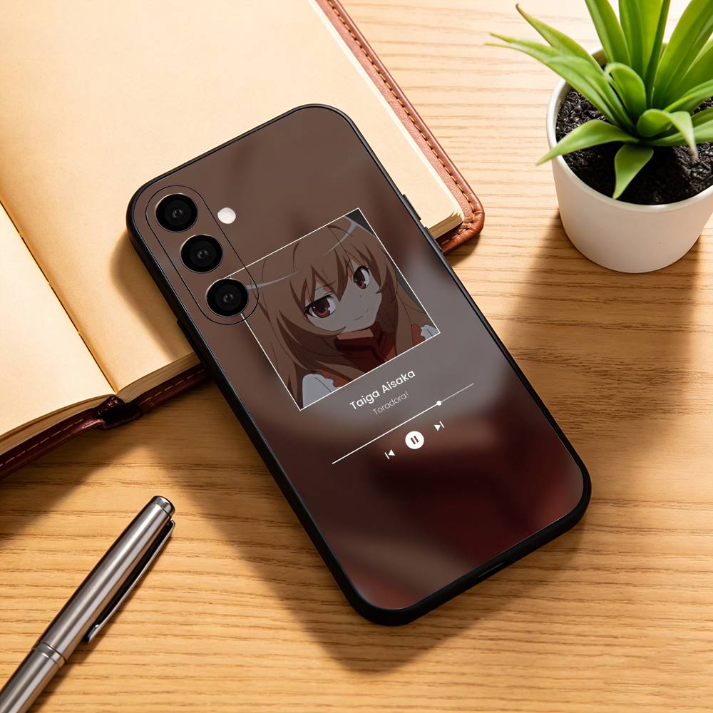 Toradora! T-Taiga Aisaka A-Anime  Phone Case For Samsung Galaxy A73,A72,A71,A70,A53,A52,A51,Soft Silicone Black Cover