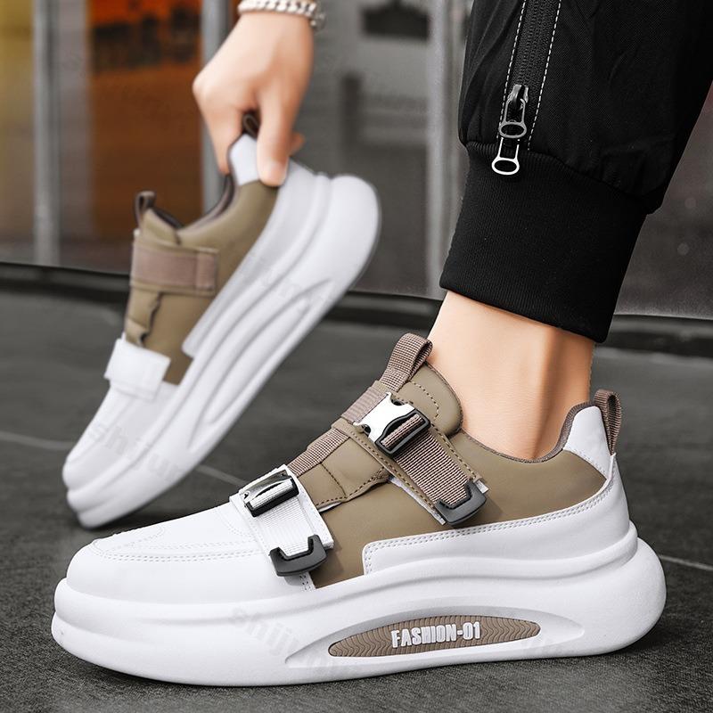 Fashion 2025 Autumn New Style Men's Niche Design Casual Low Top Thick Soled Shoes Fashion Trendy Comfortable Versatile Platform sneakers