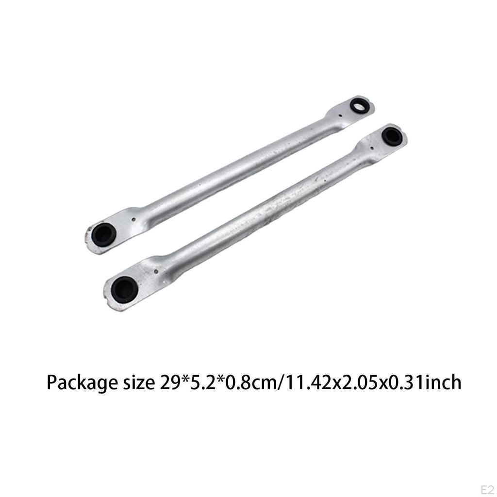 2Pcs Windscreen Wiper Link Linkage Rods Car Motor Automobile Parts Premium Accessories