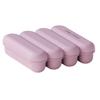 Silicone Ice Cube Tray Long Rectangle Mold Flexible Non-Stick Large Ice Block Maker for Beverage and Cocktail Use Kitchen Accessory