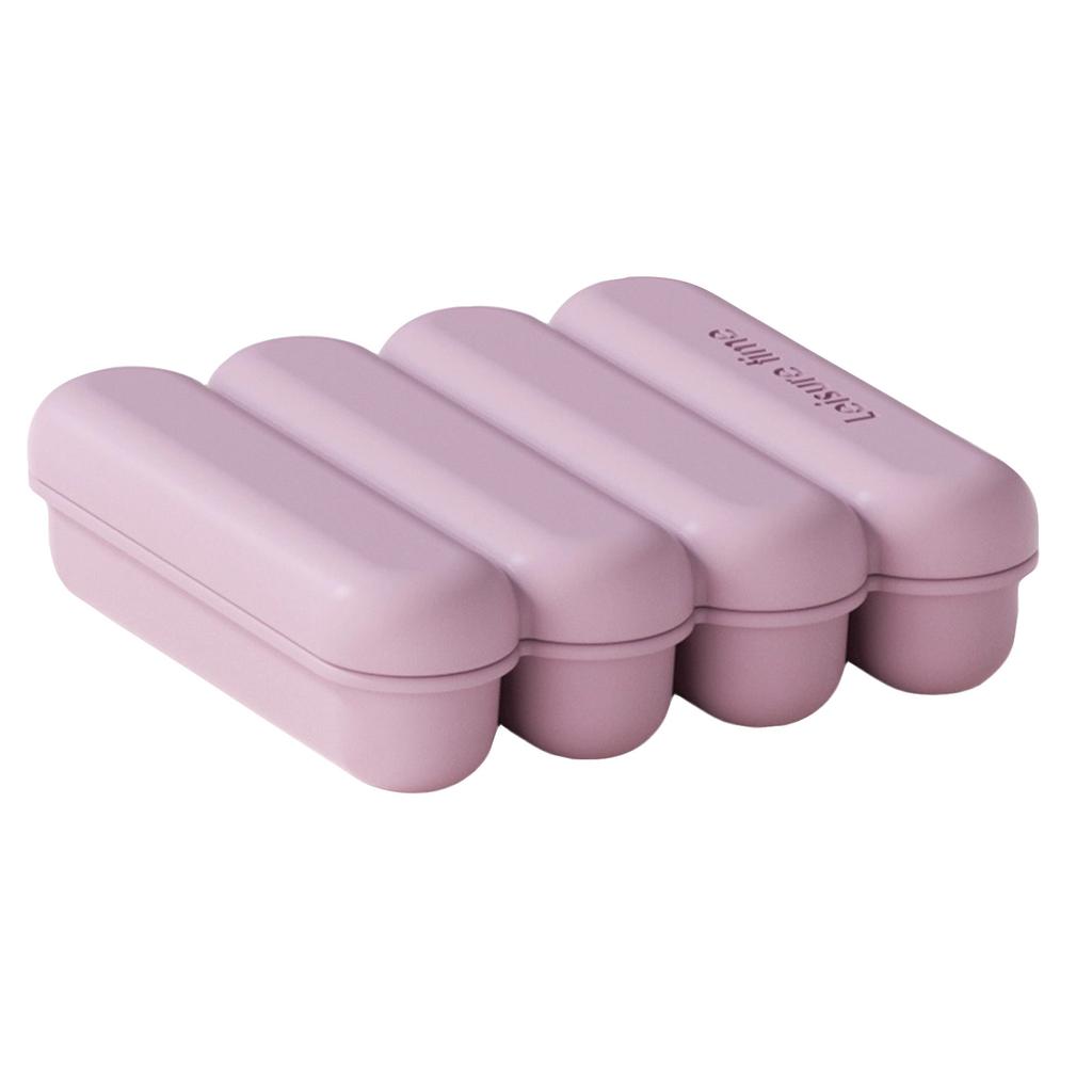 Silicone Ice Cube Tray Long Rectangle Mold Flexible Non-Stick Large Ice Block Maker for Beverage and Cocktail Use Kitchen Accessory