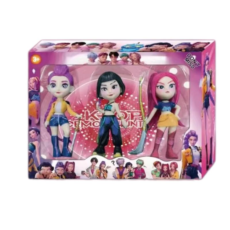 

NEW 2026 KPop Devil Hunter Group Rumi Zoe Mira Figure Dolls PVC Model Toys Desktop Display Decor Collection Gift for Fans