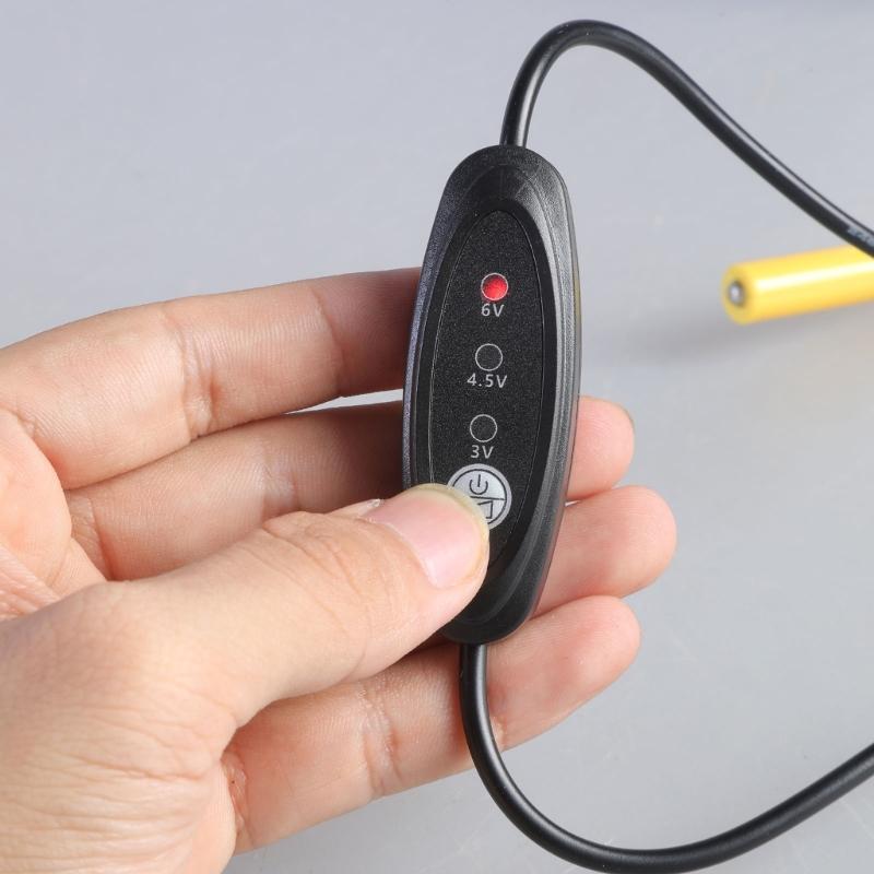 USB 5V 2A auf 3V 4.5V 6V Stromversorgungskabel Ersetzt AA LR6 Batterien für Uhren Lüfter und Fernbedienungen