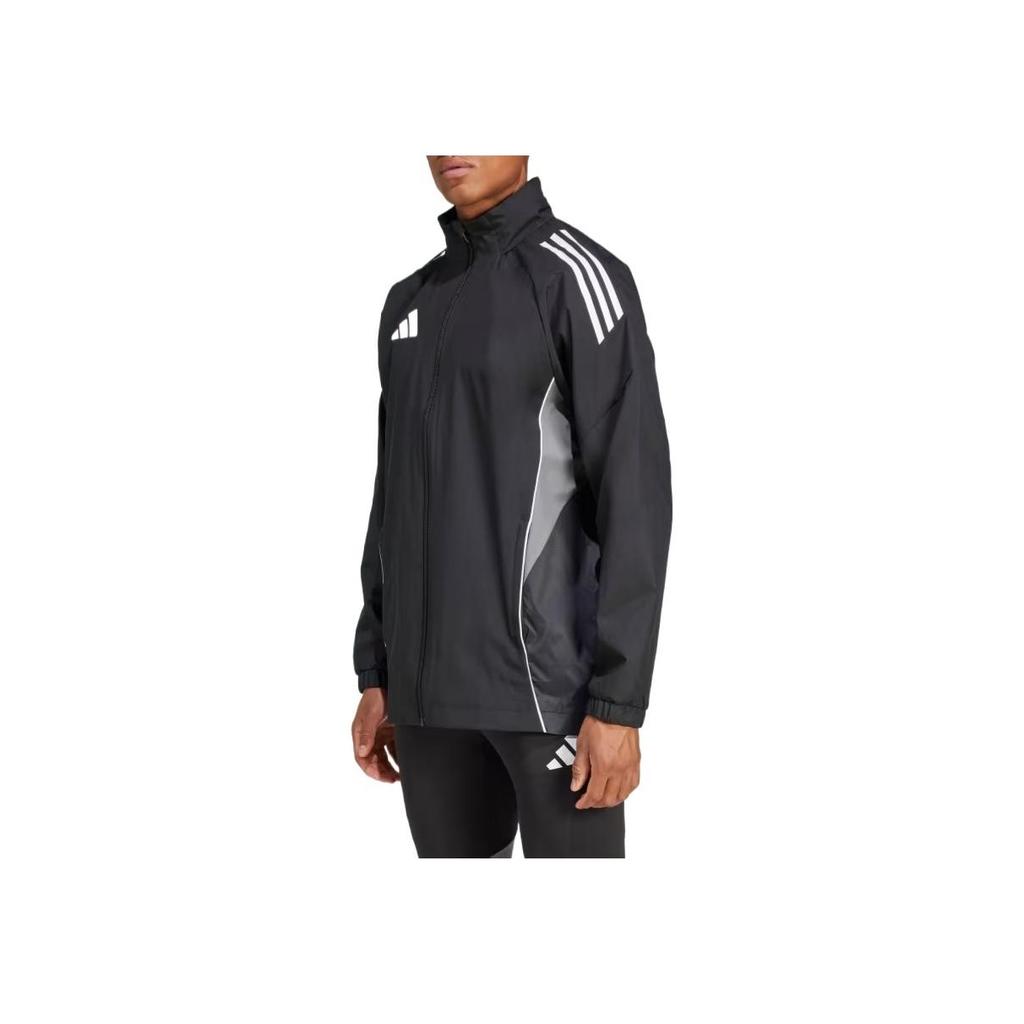 Adidas Tiro Stand Collar Comfortable Long Sleeve Sweatshirt Men sweatshirt Black IW0427