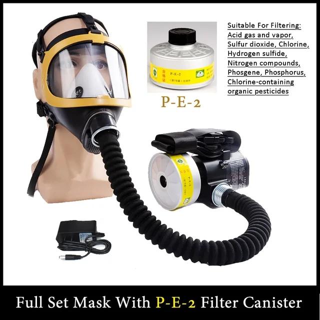 Respirador facial completo criativo, fornecimento de ar elétrico, poeira para carpinteiro, polimento diário, proteção de segurança no trabalho