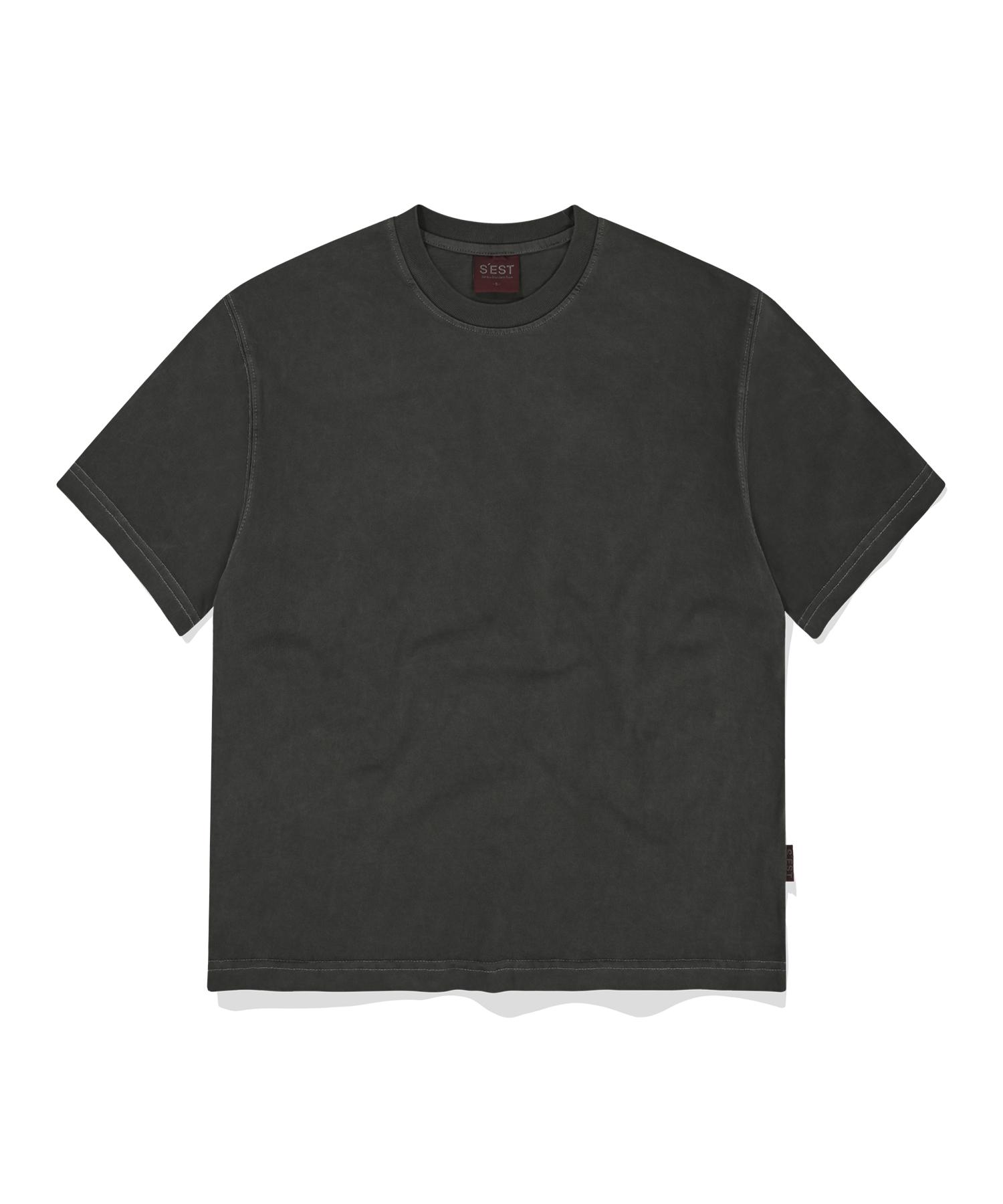 Siest Pigment T-Shirts Charcoal S