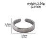 Anime Style Metal Contract Ring With Cartoon Character Design For Collectors